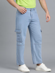KOTTY Jogger Fit Men Light Blue Jeans
