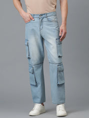 KOTTY Jogger Fit Men Light Blue Jeans