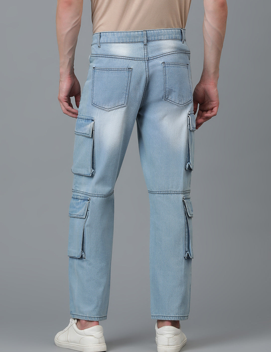 KOTTY Jogger Fit Men Light Blue Jeans