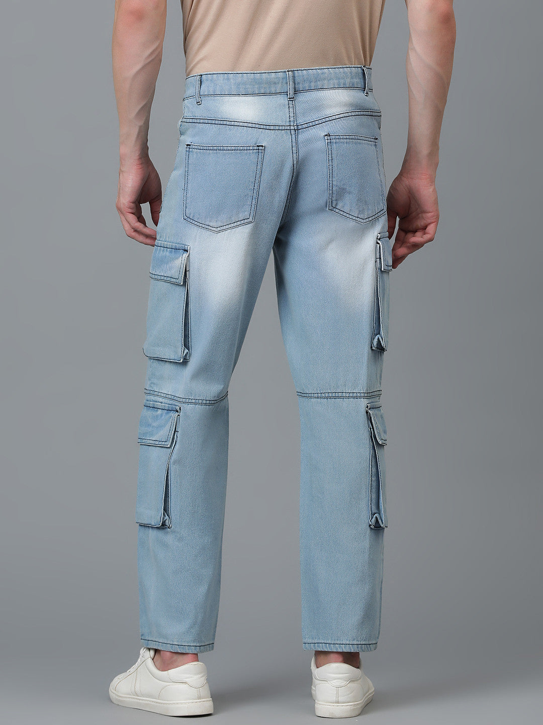 KOTTY Jogger Fit Men Light Blue Jeans