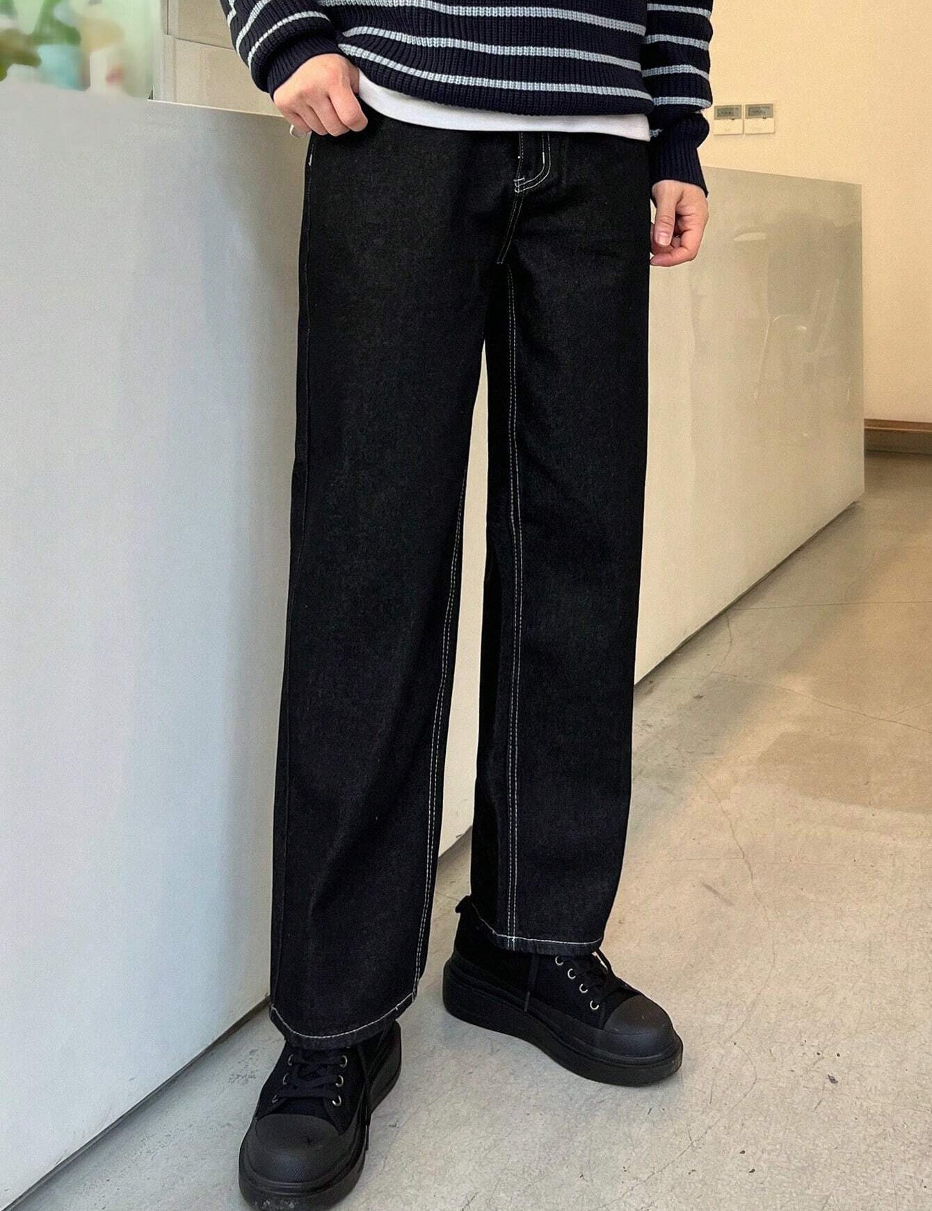 KOTTY Jogger Fit Men Black Jeans