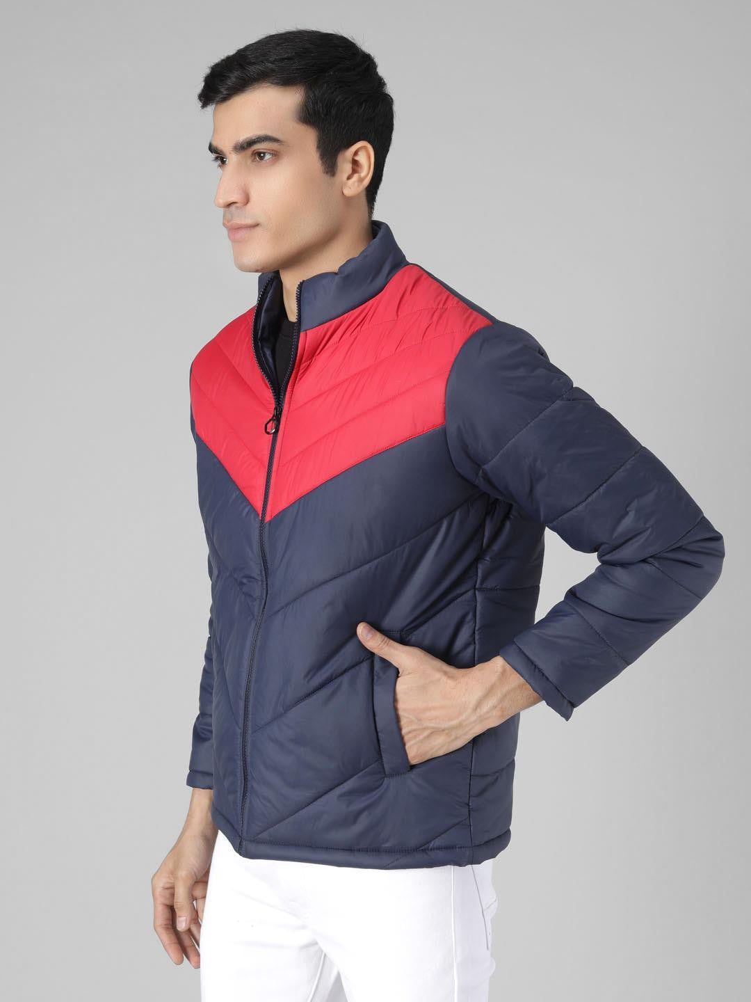 KOTTY Full Sleeve Colorblock Men Jacket 