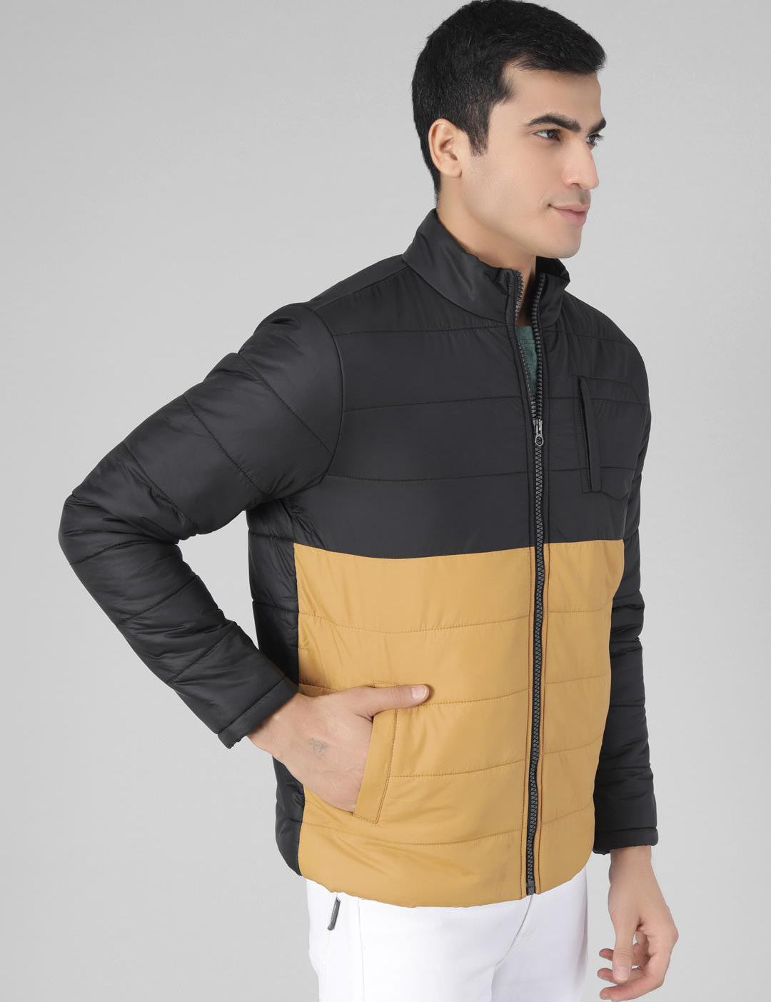 KOTTY Full Sleeve Solid Men Jacket 