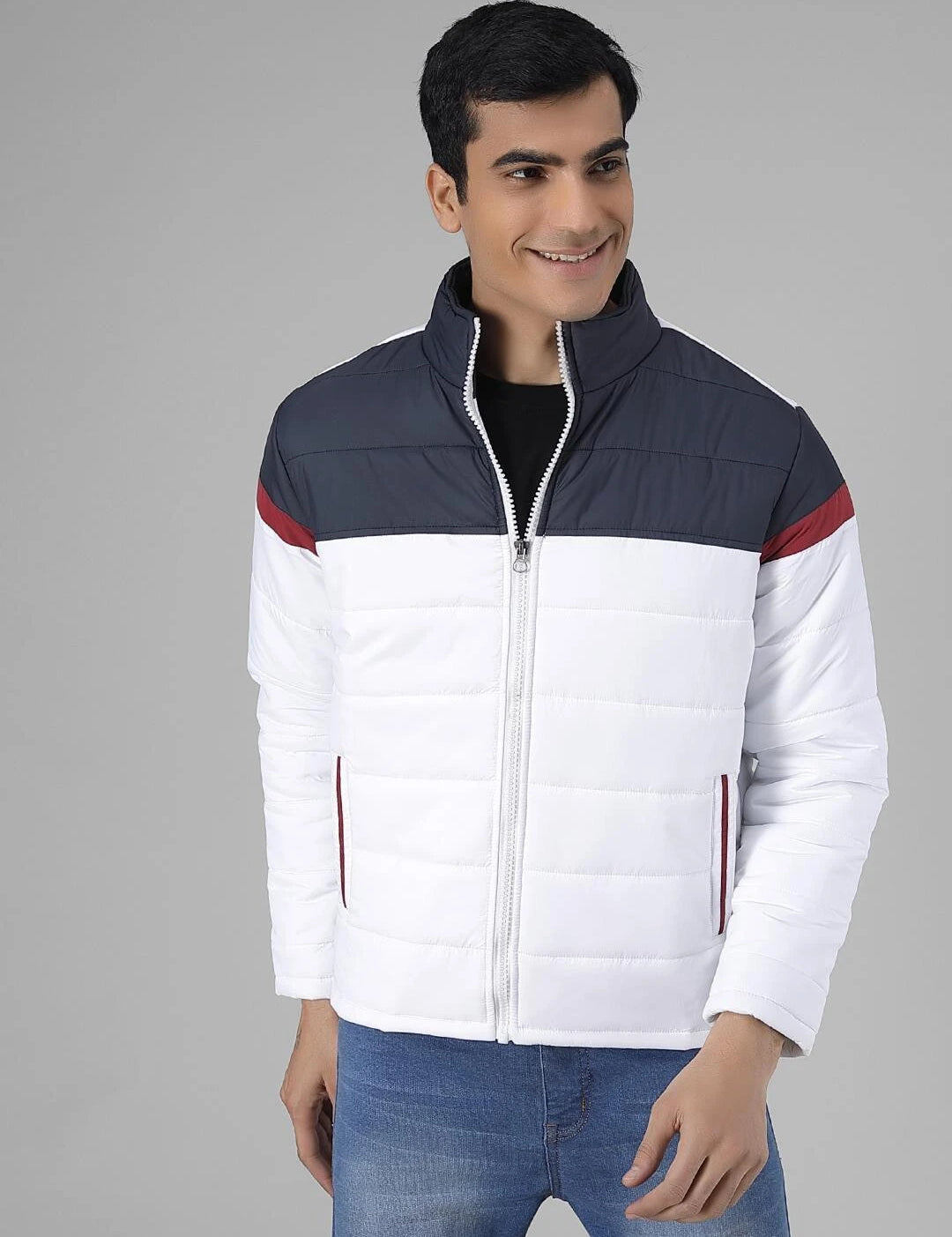 KOTTY Full Sleeve Colorblock Men Jacket 