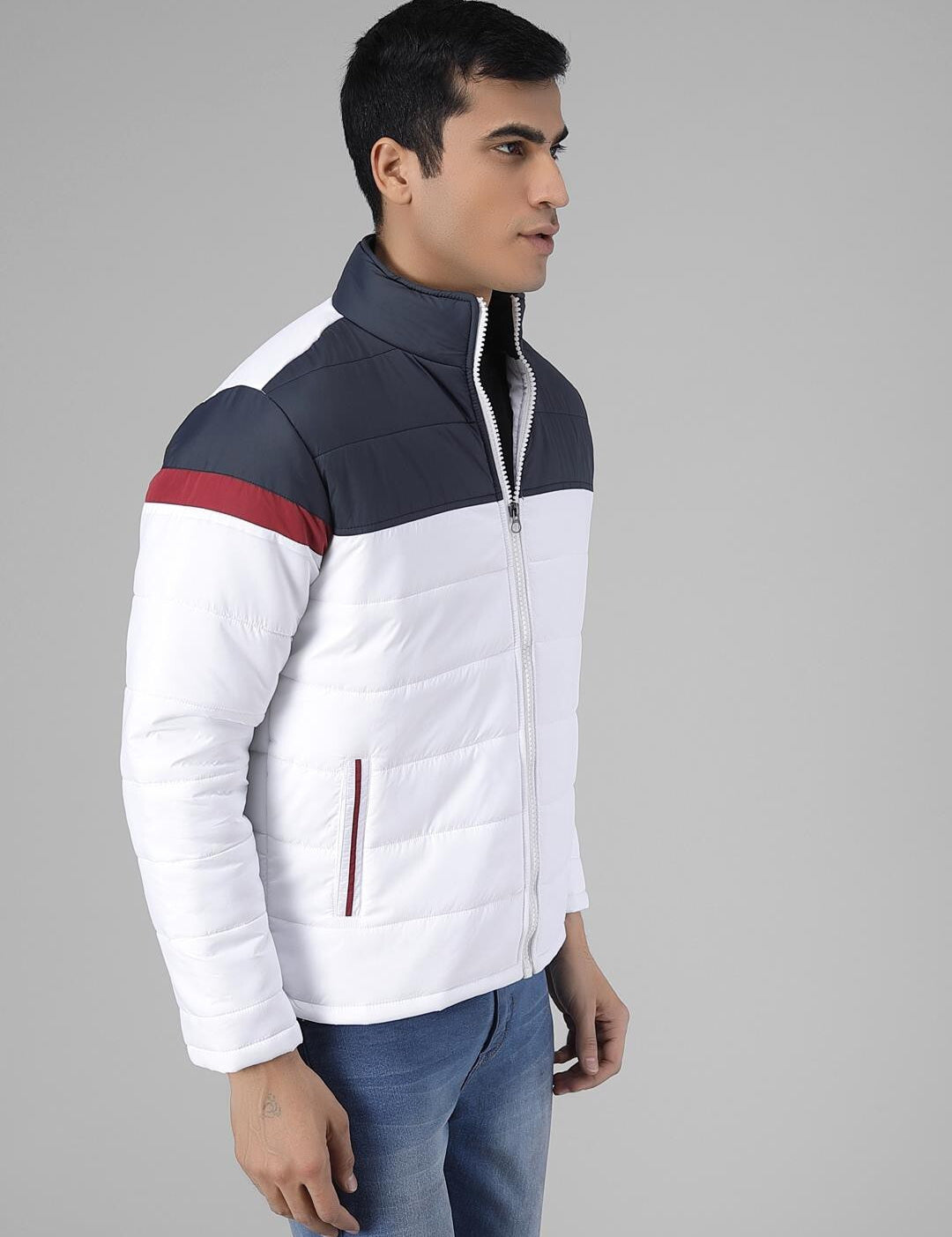 KOTTY Full Sleeve Colorblock Men Jacket 