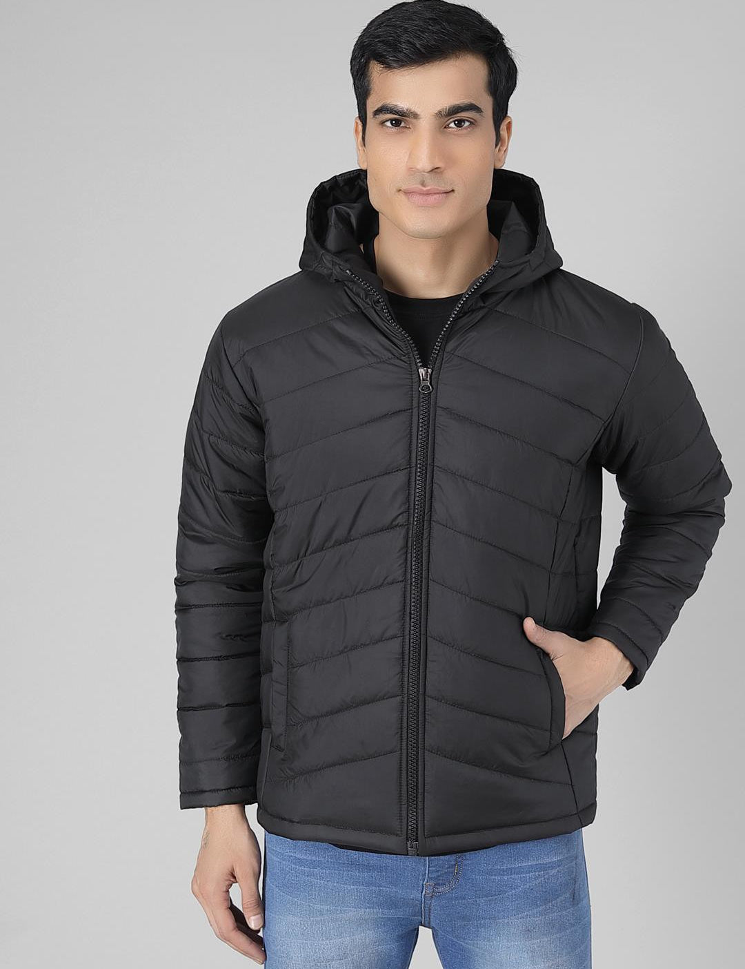 KOTTY Full Sleeve Solid Men Jacket 