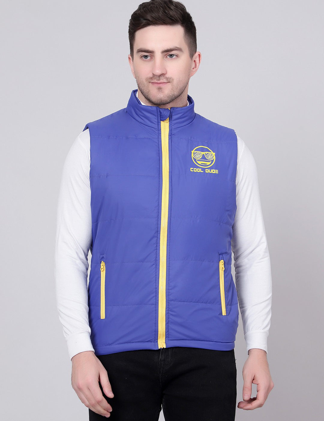 KOTTY Sleeveless Printed Men Jacket 