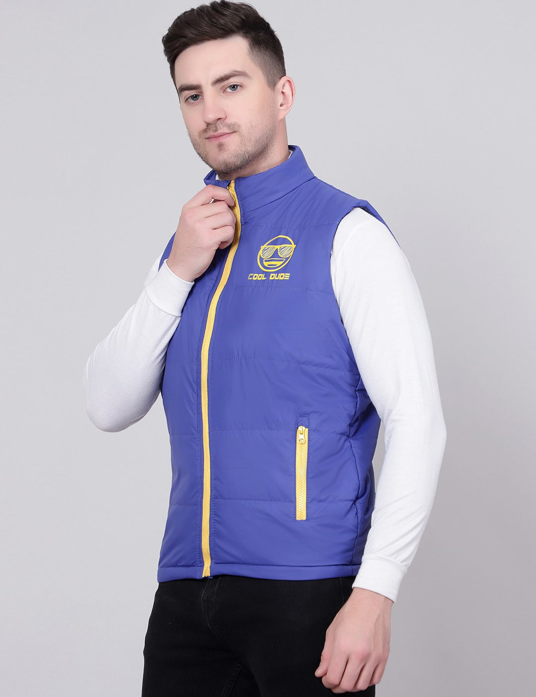 KOTTY Sleeveless Printed Men Jacket 