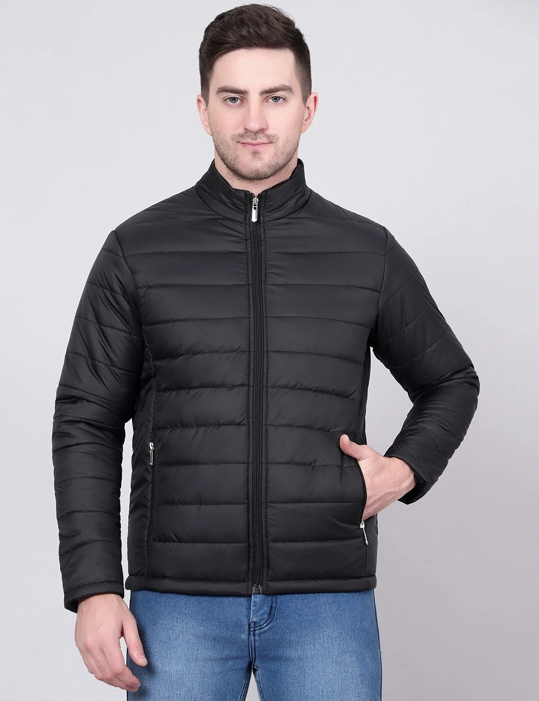 KOTTY Full Sleeve Solid Men Jacket 