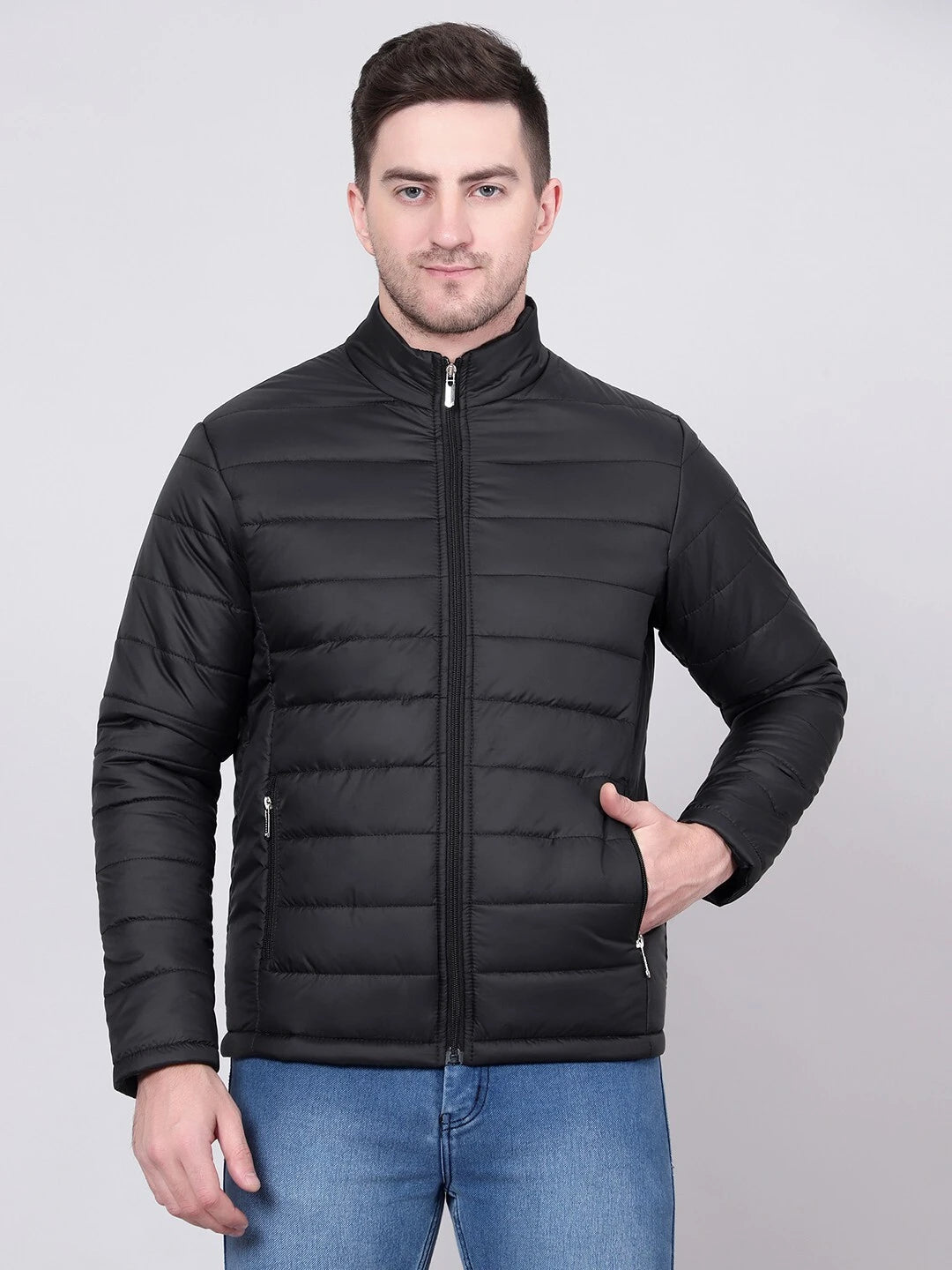 KOTTY Full Sleeve Solid Men Jacket 