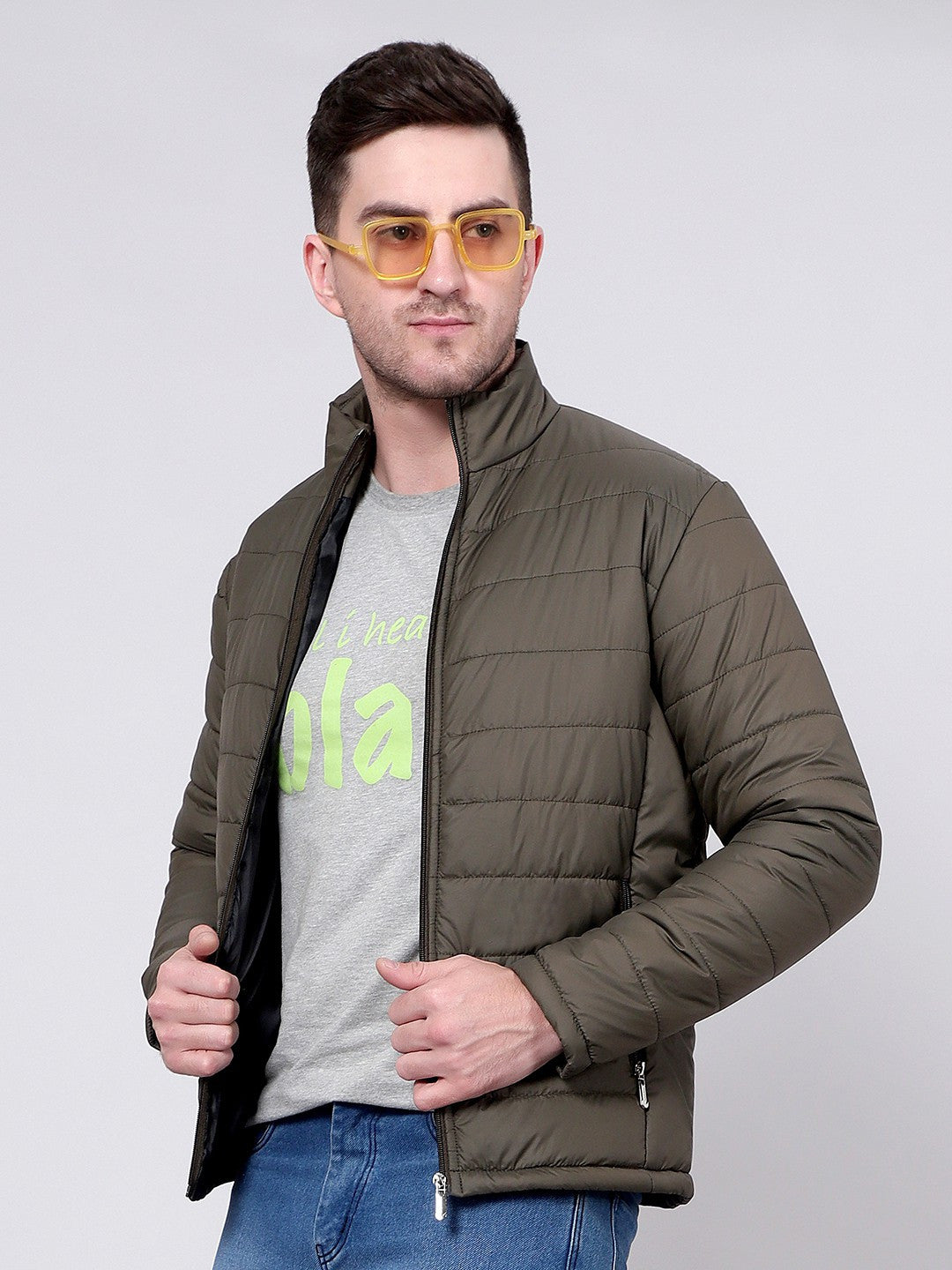 KOTTY Full Sleeve Solid Men Jacket 