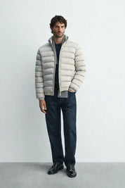 Men's Lightweight Quilted Puffer Jacket Winter Warm