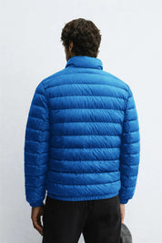 Men's Royal Blue Lightweight Quilted Puffer Jacket