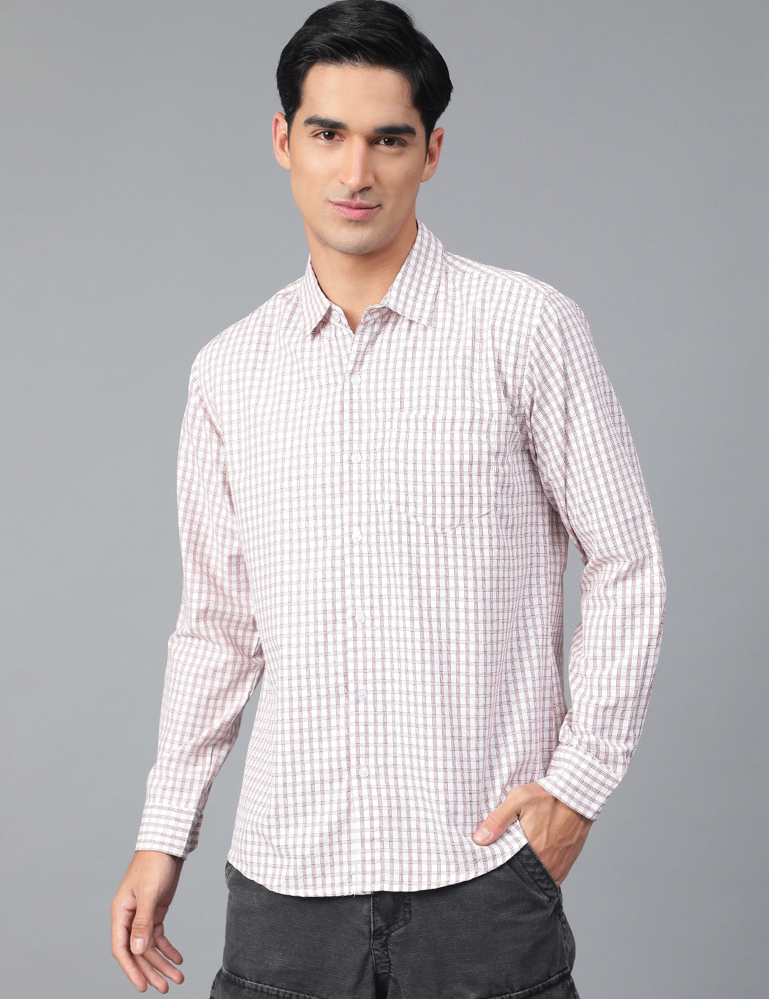 KOTTY Men Checkered Casual Multicolor Shirt 