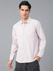 KOTTY Men Checkered Casual Multicolor Shirt 