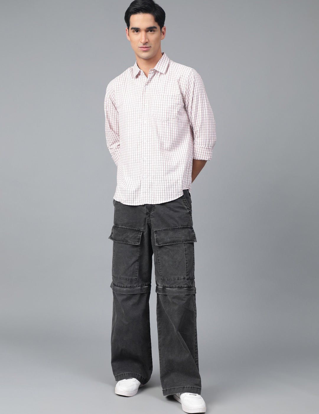 KOTTY Men Checkered Casual Multicolor Shirt 
