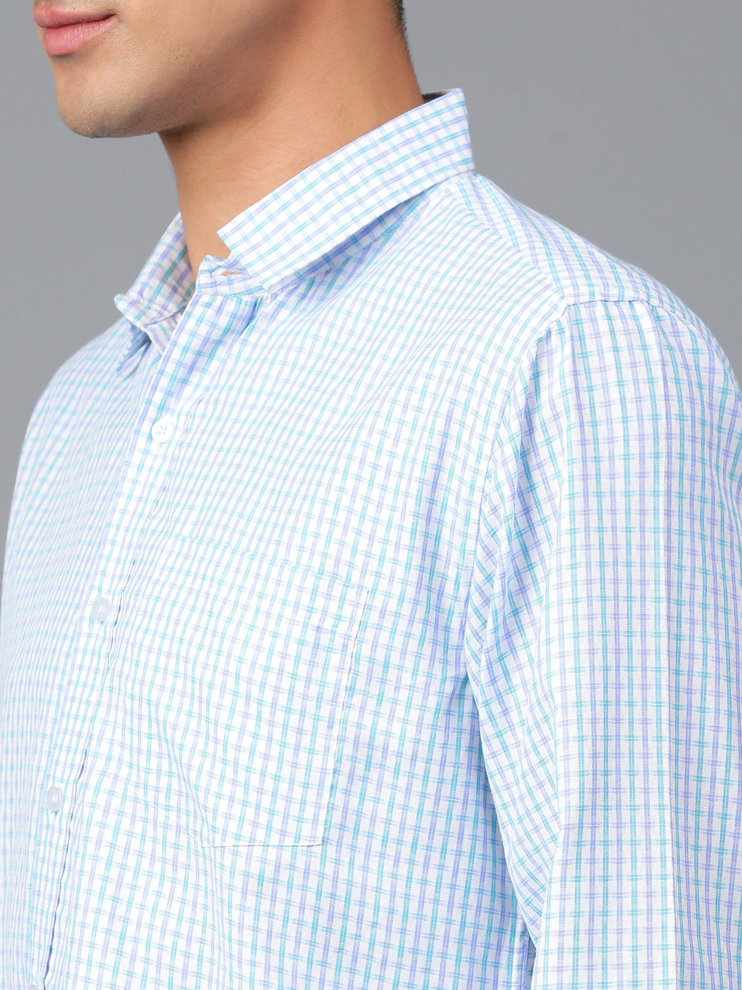KOTTY Men Checkered Casual Multicolor Shirt 
