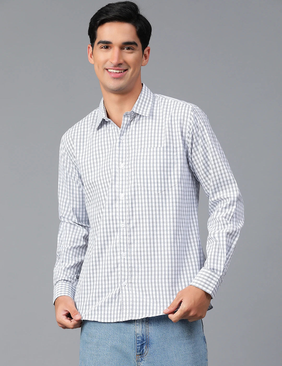 KOTTY Men Checkered Casual Multicolor Shirt 