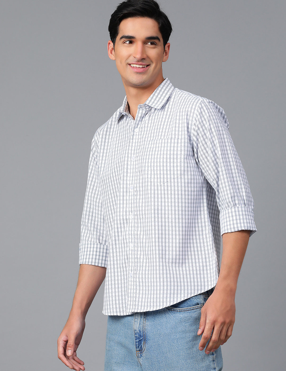 KOTTY Men Checkered Casual Multicolor Shirt 