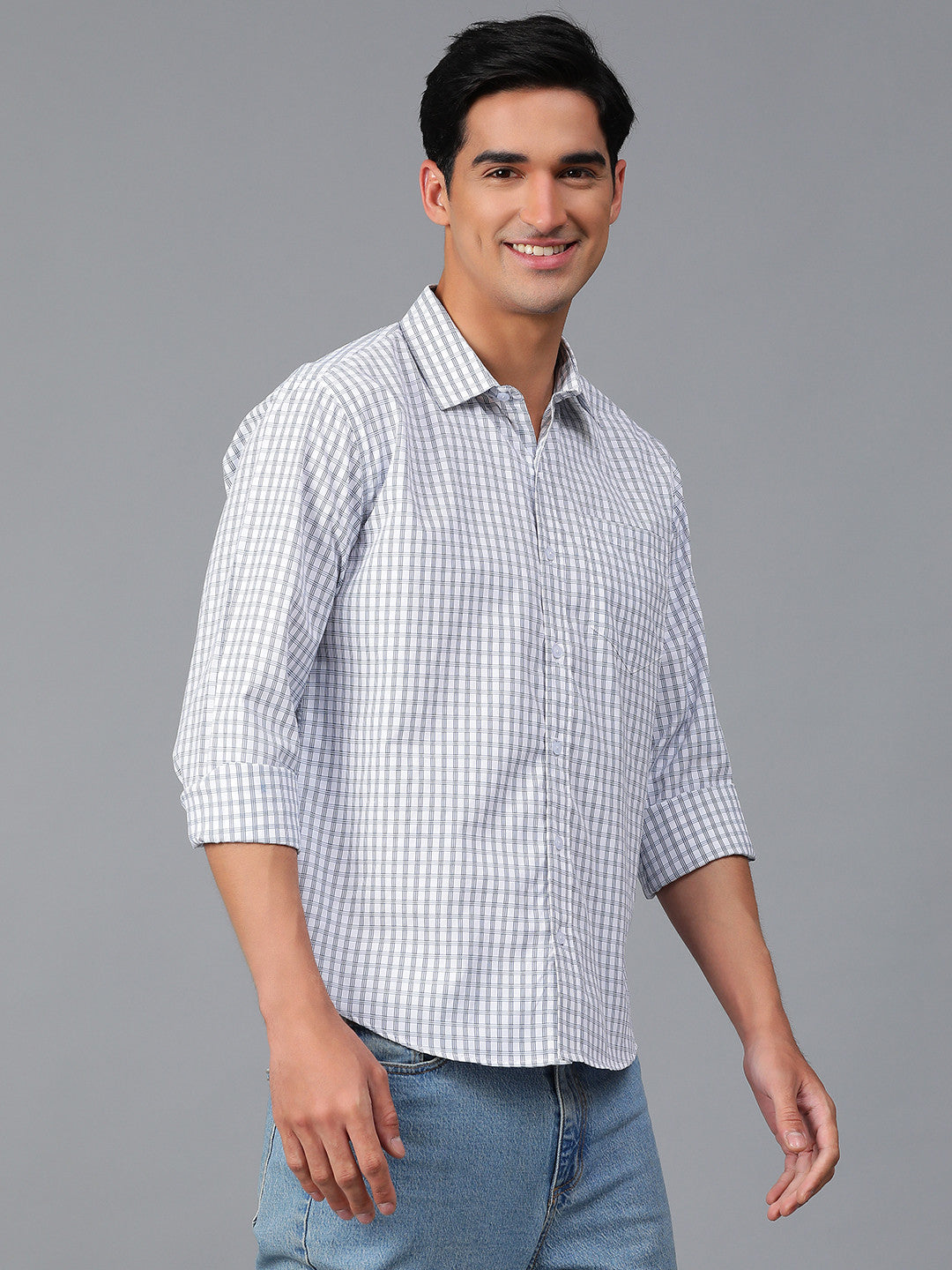 KOTTY Men Checkered Casual Multicolor Shirt 