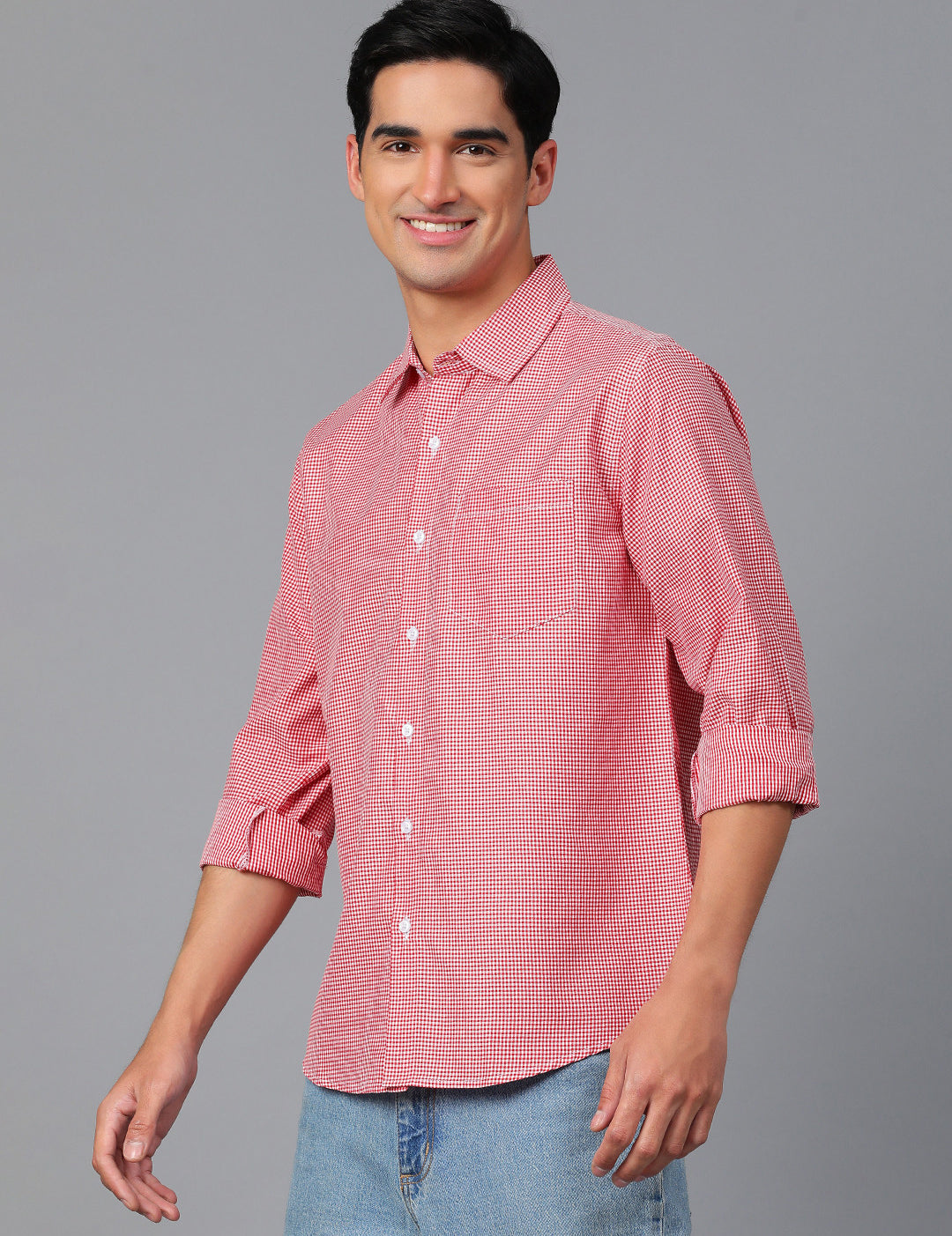 KOTTY Men Checkered Casual Multicolor Shirt 