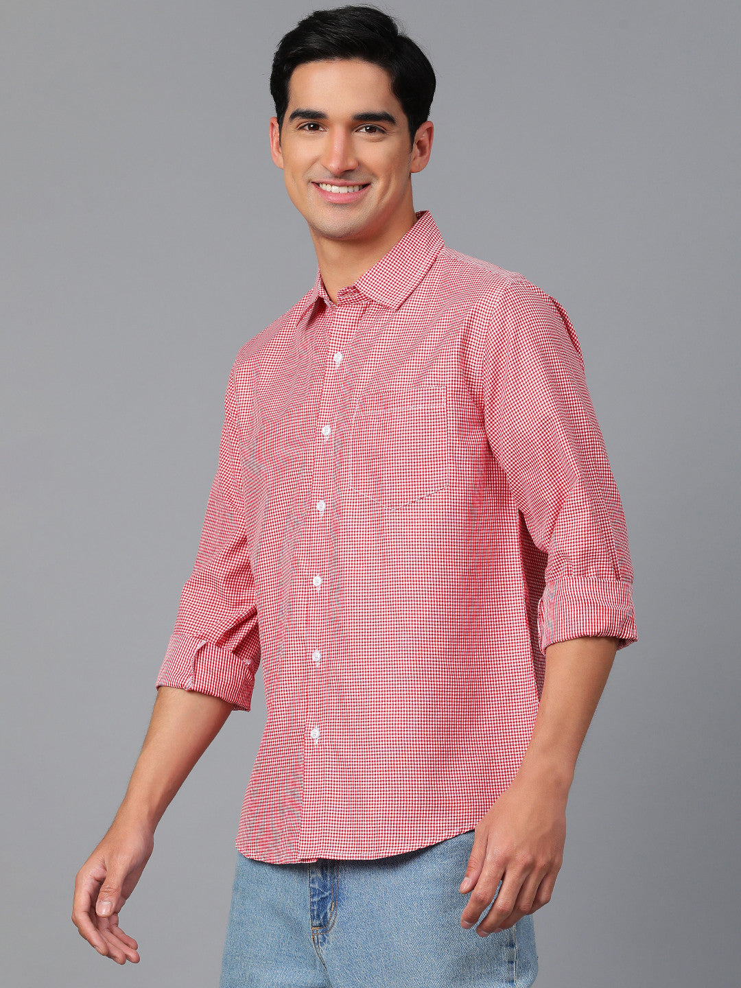KOTTY Men Checkered Casual Multicolor Shirt 