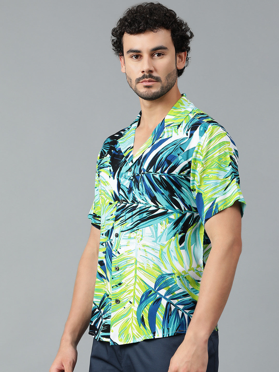 KOTTY Men Printed Casual Multicolor Shirt 