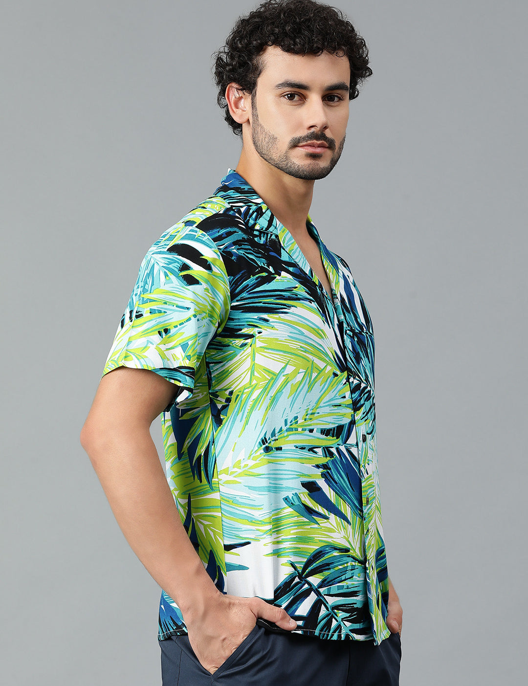 KOTTY Men Printed Casual Multicolor Shirt 