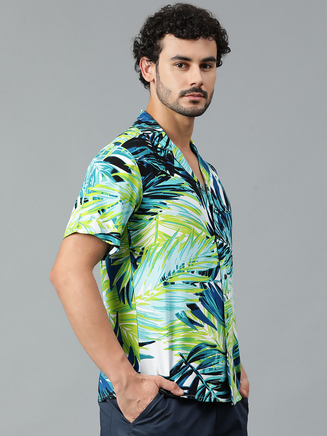 KOTTY Men Printed Casual Multicolor Shirt 