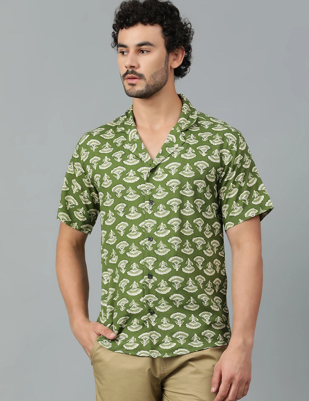 KOTTY Men Printed Casual Multicolor Shirt 