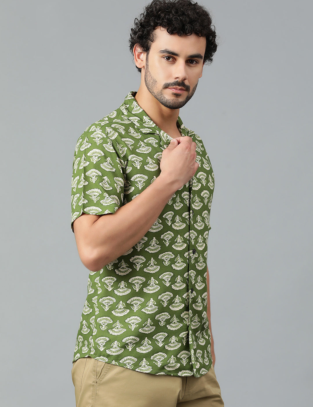 KOTTY Men Printed Casual Multicolor Shirt 