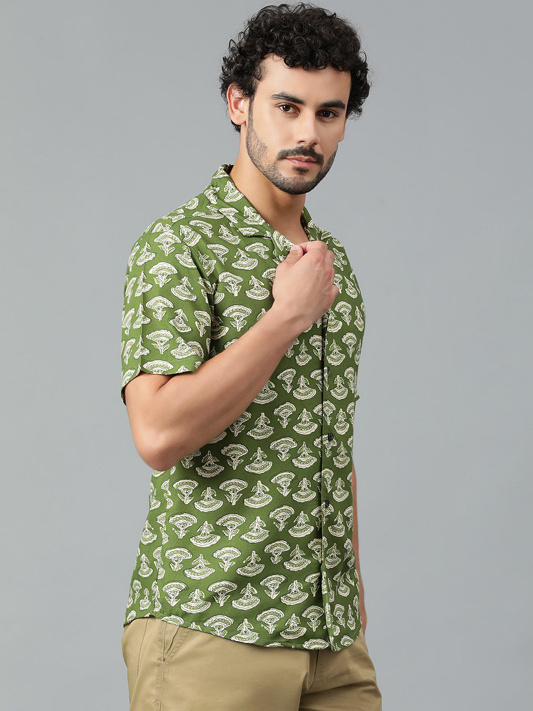 KOTTY Men Printed Casual Multicolor Shirt 