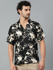 KOTTY Men Printed Casual Multicolor Shirt 