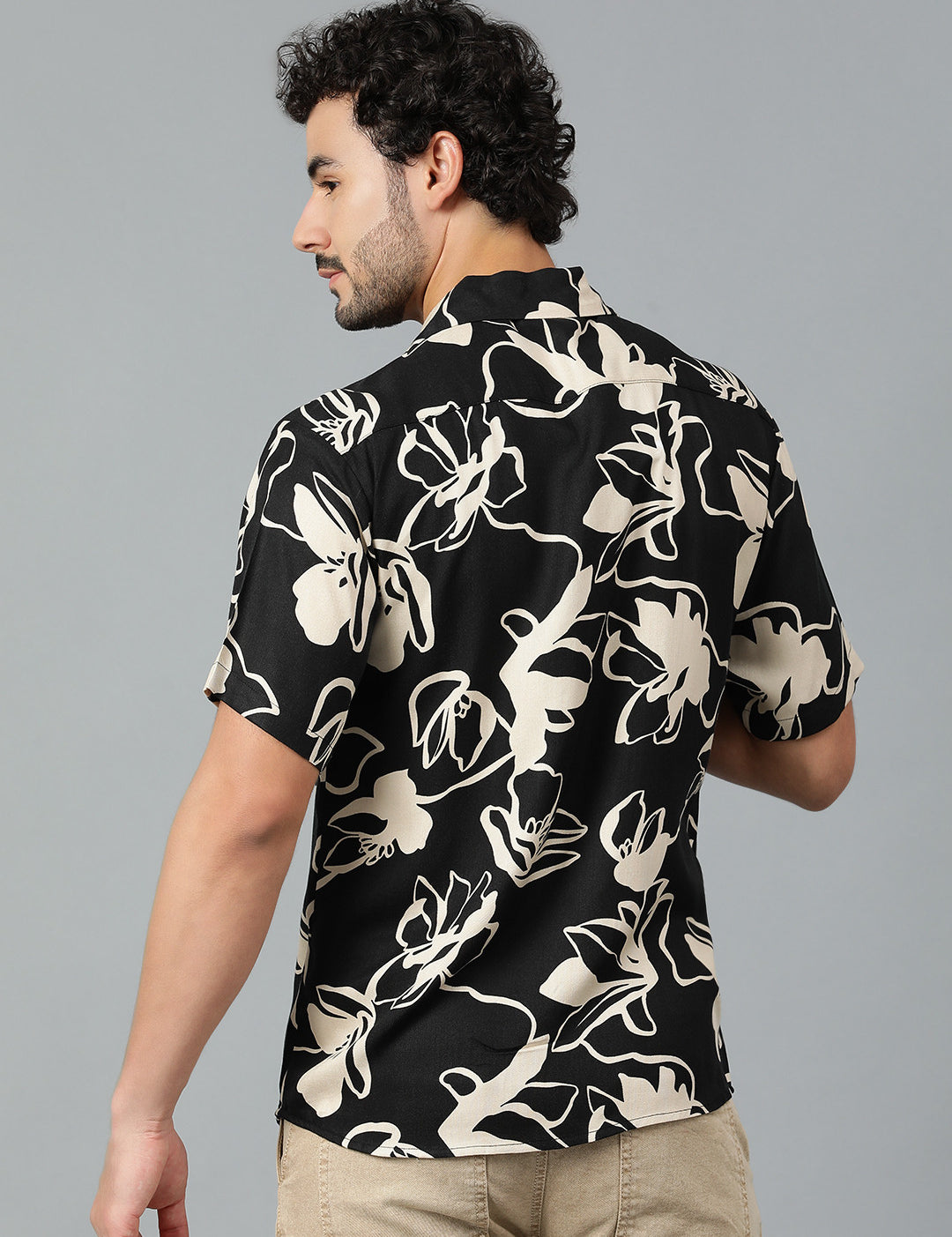 KOTTY Men Printed Casual Multicolor Shirt 