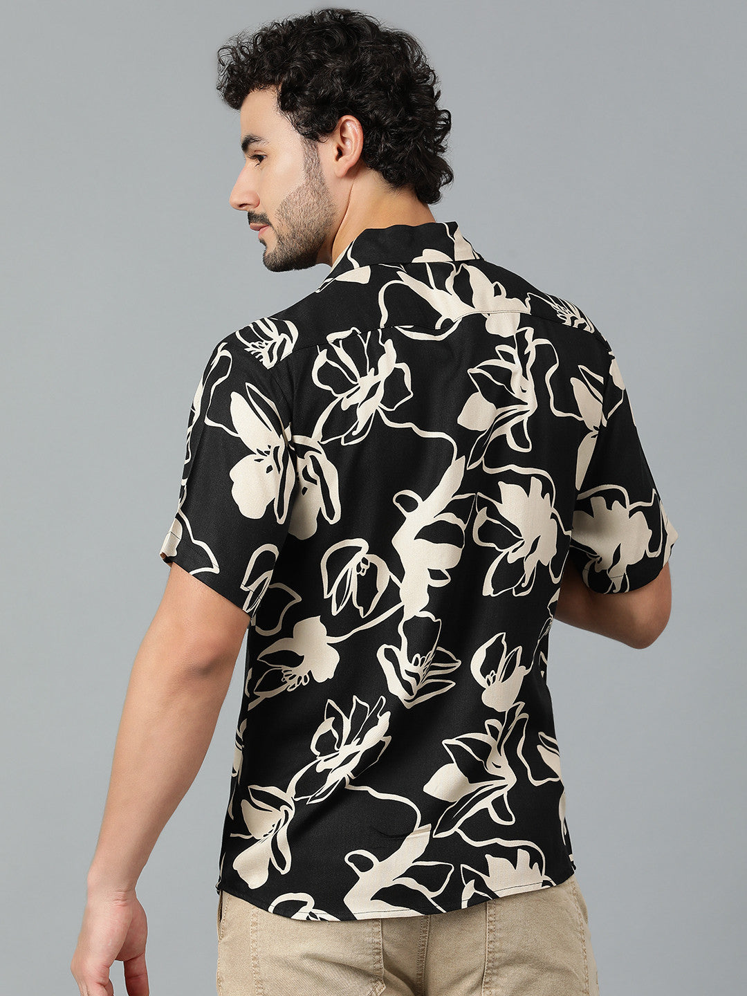 KOTTY Men Printed Casual Multicolor Shirt 