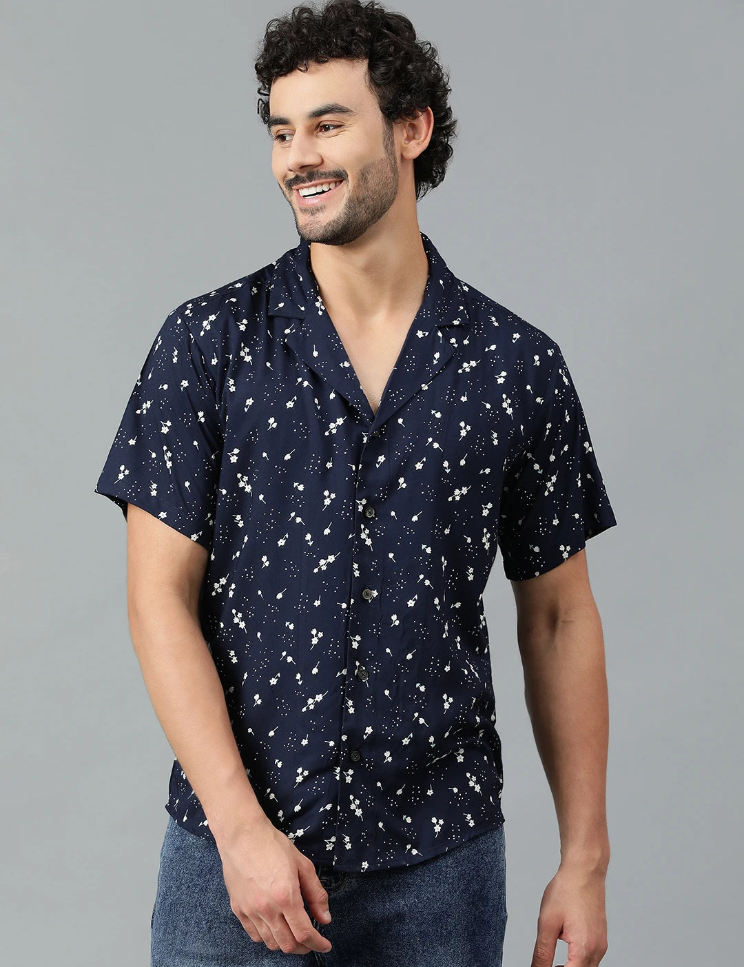 KOTTY Men Printed Casual Multicolor Shirt 