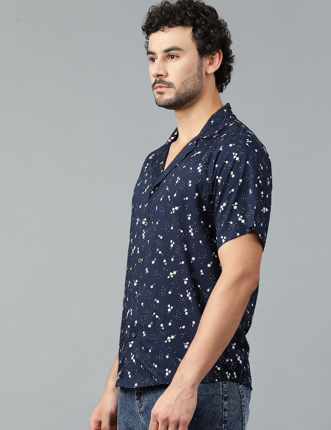 KOTTY Men Printed Casual Multicolor Shirt 