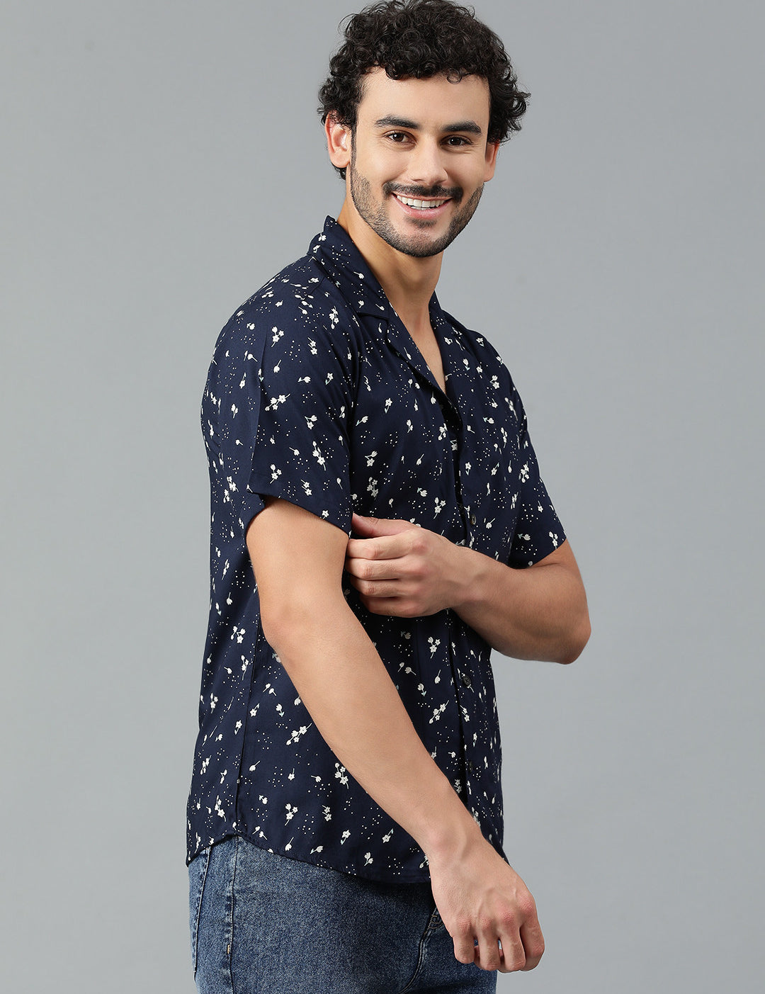 KOTTY Men Printed Casual Multicolor Shirt 