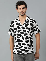 KOTTY Men Printed Casual Multicolor Shirt 