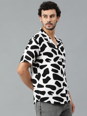 KOTTY Men Printed Casual Multicolor Shirt 