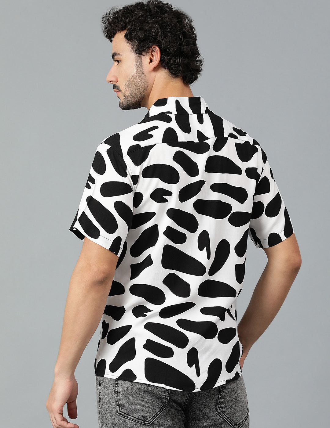 KOTTY Men Printed Casual Multicolor Shirt 