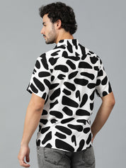 KOTTY Men Printed Casual Multicolor Shirt 