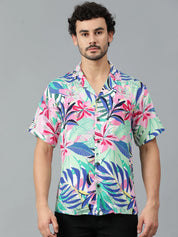 KOTTY Men Printed Casual Multicolor Shirt 
