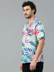 KOTTY Men Printed Casual Multicolor Shirt 