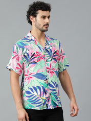 KOTTY Men Printed Casual Multicolor Shirt 