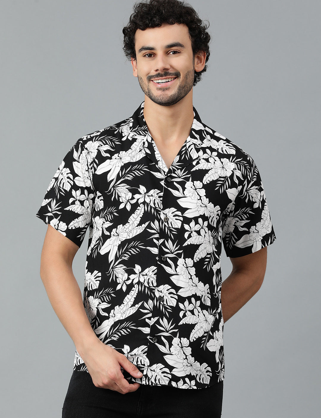 KOTTY Men Printed Casual Multicolor Shirt 