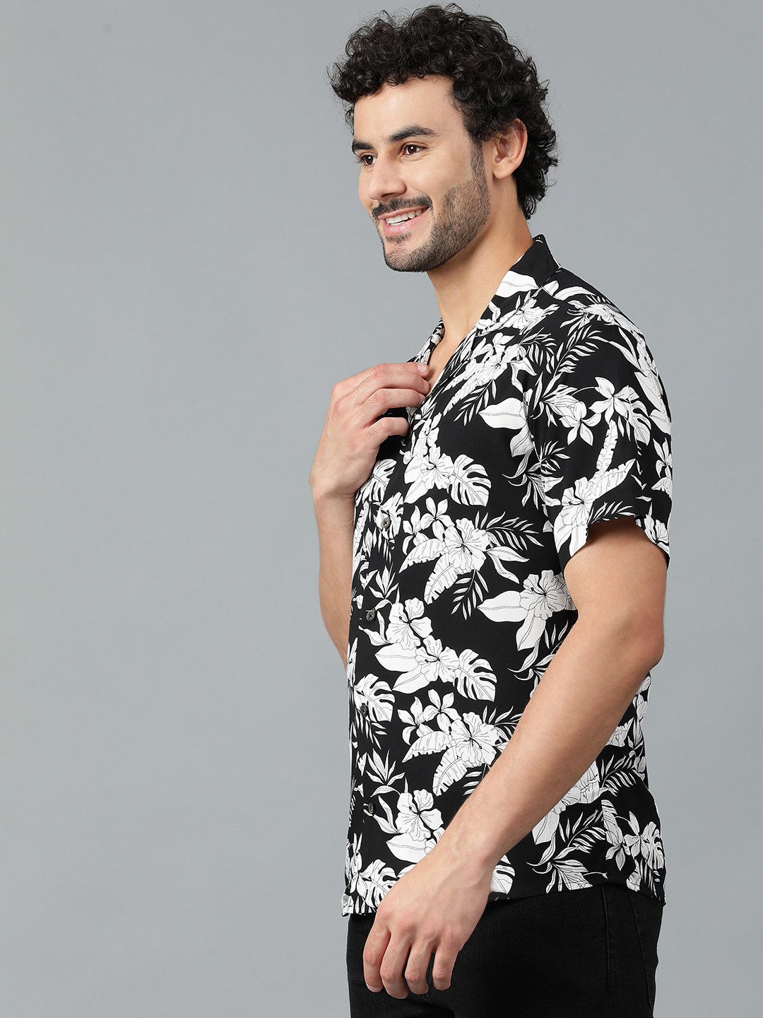 KOTTY Men Printed Casual Multicolor Shirt 