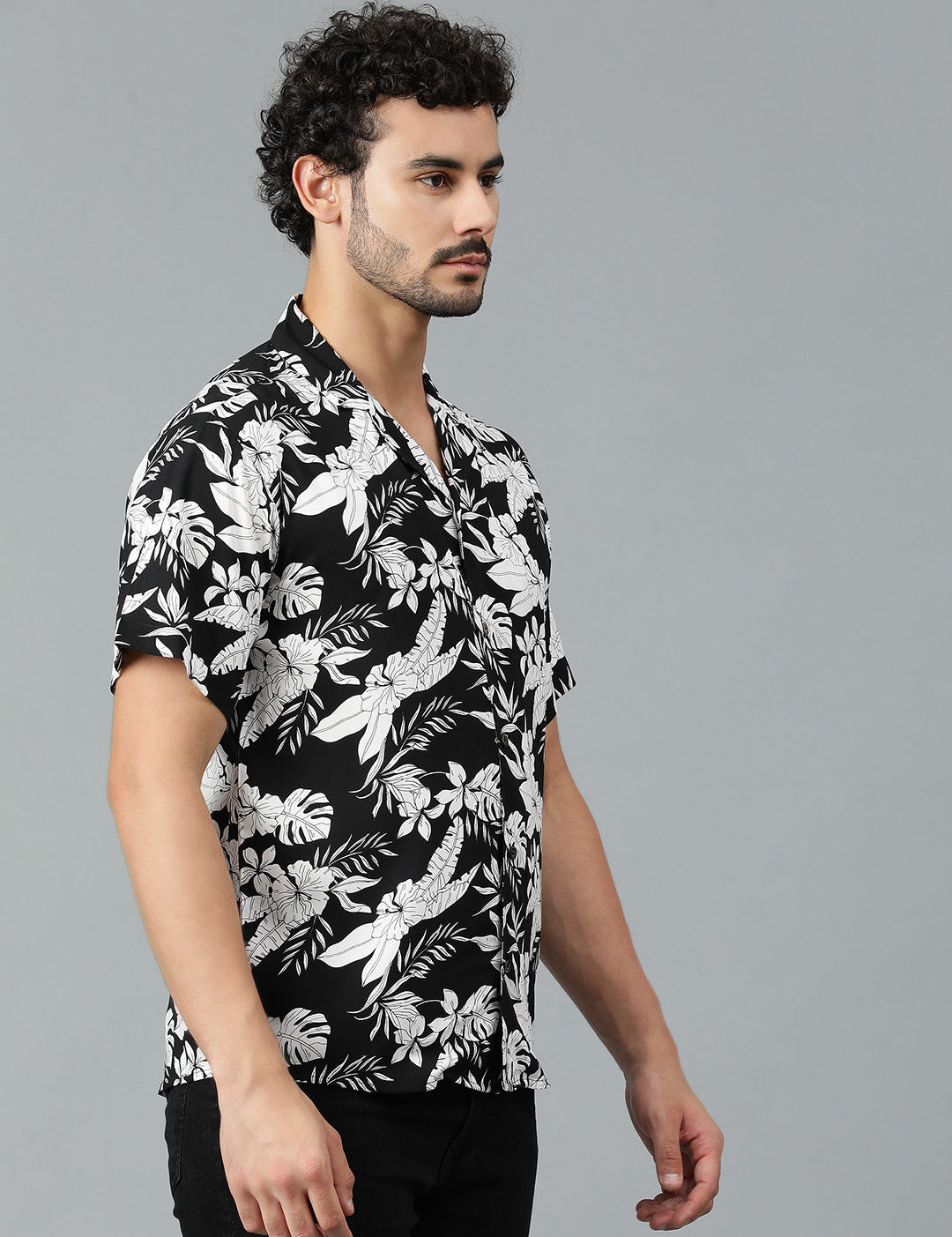 KOTTY Men Printed Casual Multicolor Shirt 