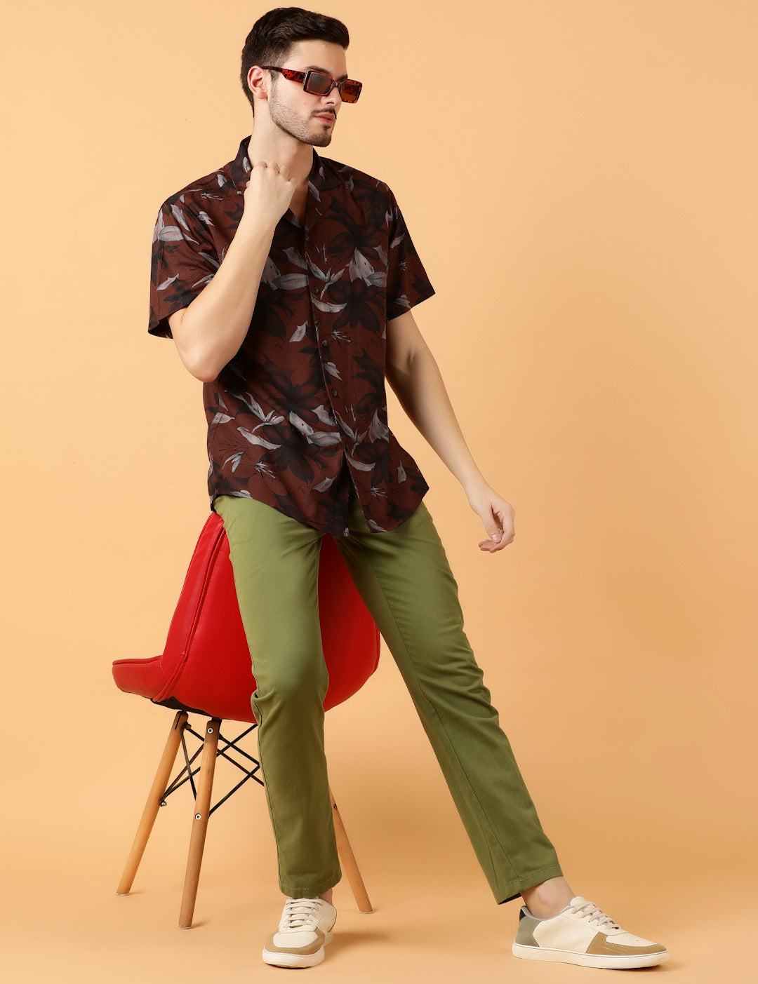 KOTTY Men Printed Casual Multicolor Shirt 
