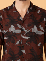 KOTTY Men Printed Casual Multicolor Shirt 